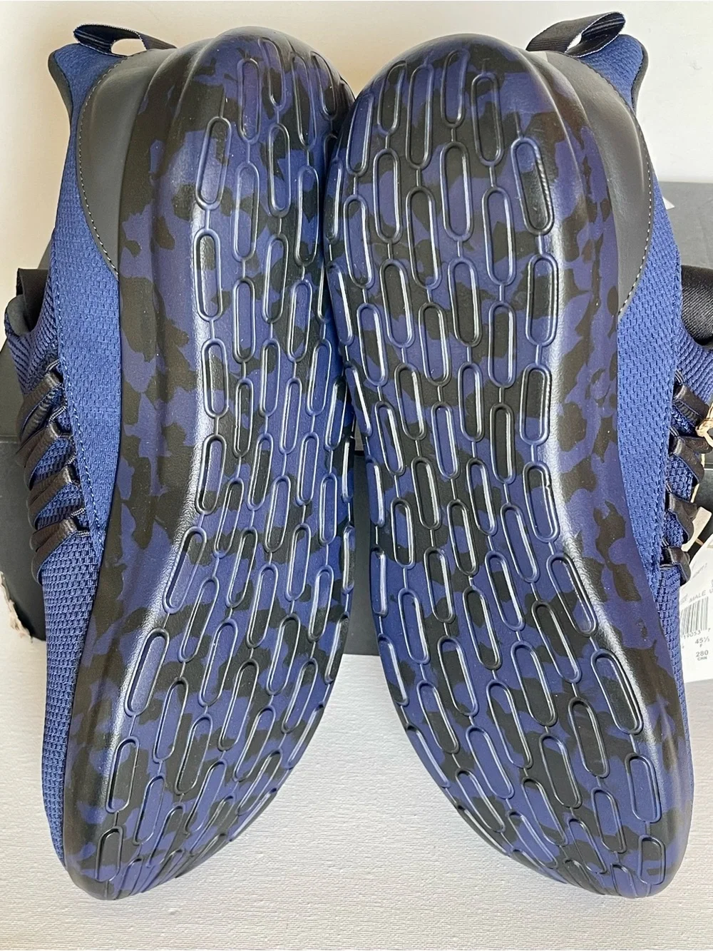 NIB ADIDAS MENS LITE RACER ADAPT 7.0 SERIES BLUE & BLACK SIZE 11 SLIP ON SNEAKER - Picture 10 of 10